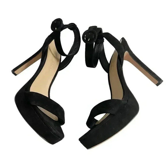 Veronica Beard Suede Platform Sandals Darcelle size 7 - Picture 6 of 9